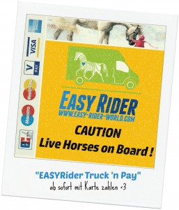 EASYRider Pferdetransporte Kartenzahlung